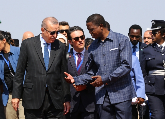 Cumhurbaşkanı Erdoğan Zambiya'da